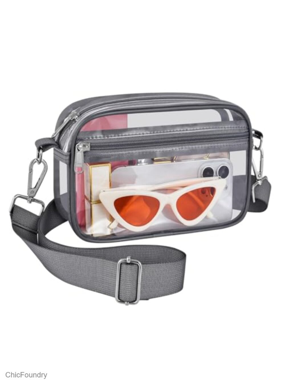 Clear Purse Stadium Approved Crossbody Bag for Events
